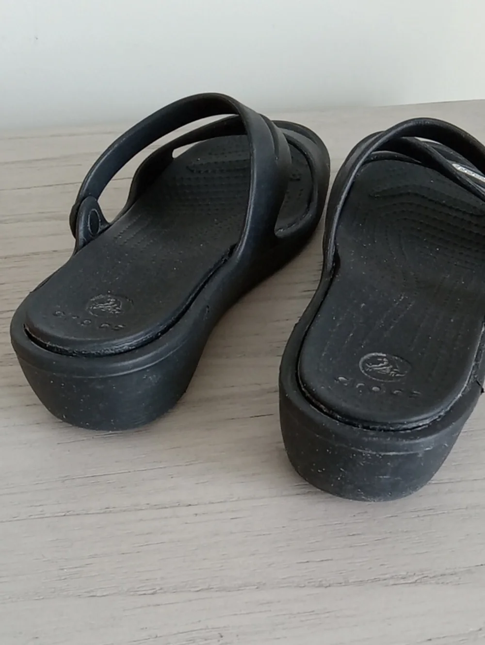 Crocs, black, size 7